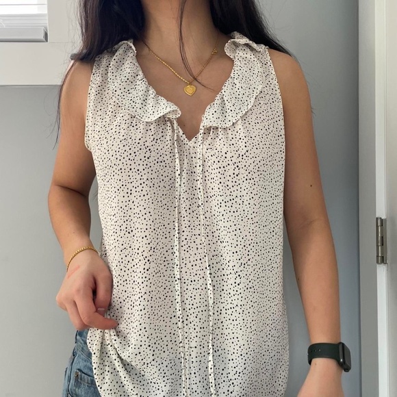LOFT Speckled Sleeveless Top - Picture 1 of 6
